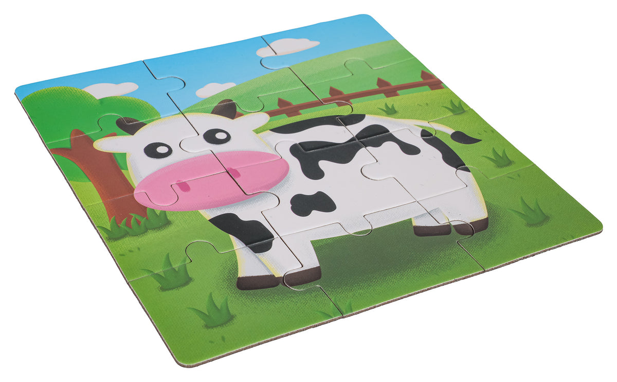 Magnetické puzzle Zvieratká s knihou – fotografia 5