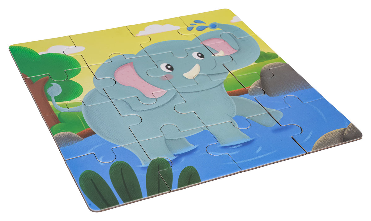 Magnetické puzzle Zvieratká s knihou – fotografia 6