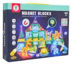 3D ZOO Magnetic Blocks Set 64 pcs.