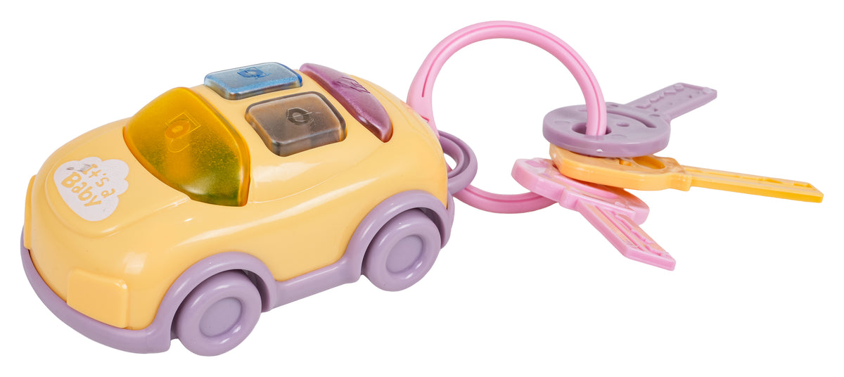Soft Key Set and Keychain with Light Function for the Youngest