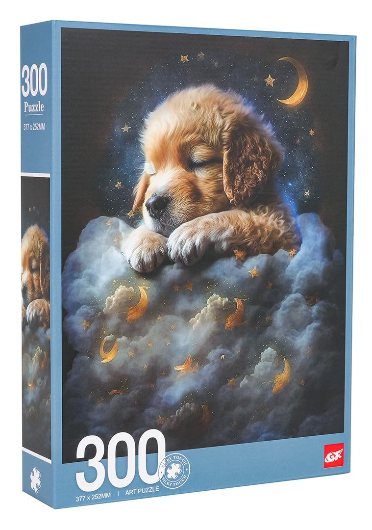 300 Piece Puzzle Set Dog in the Clouds