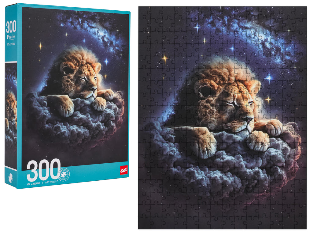 Puzzle Lev – 300 dielov – fotografia 1
