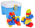 Soft Blocks Set + Storage Chair Blue