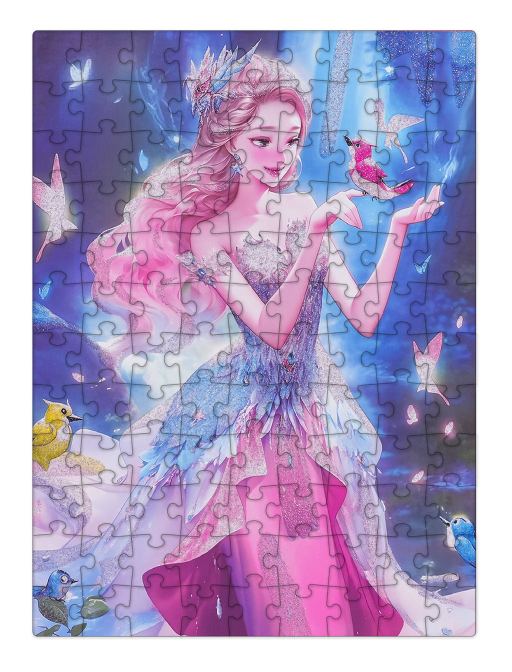 Puzzle Set 100pcs. Princess Pink