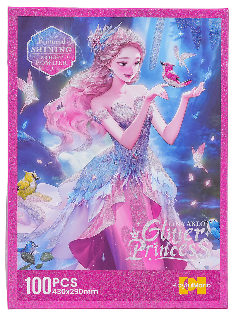 Puzzle Set 100pcs. Princess Pink