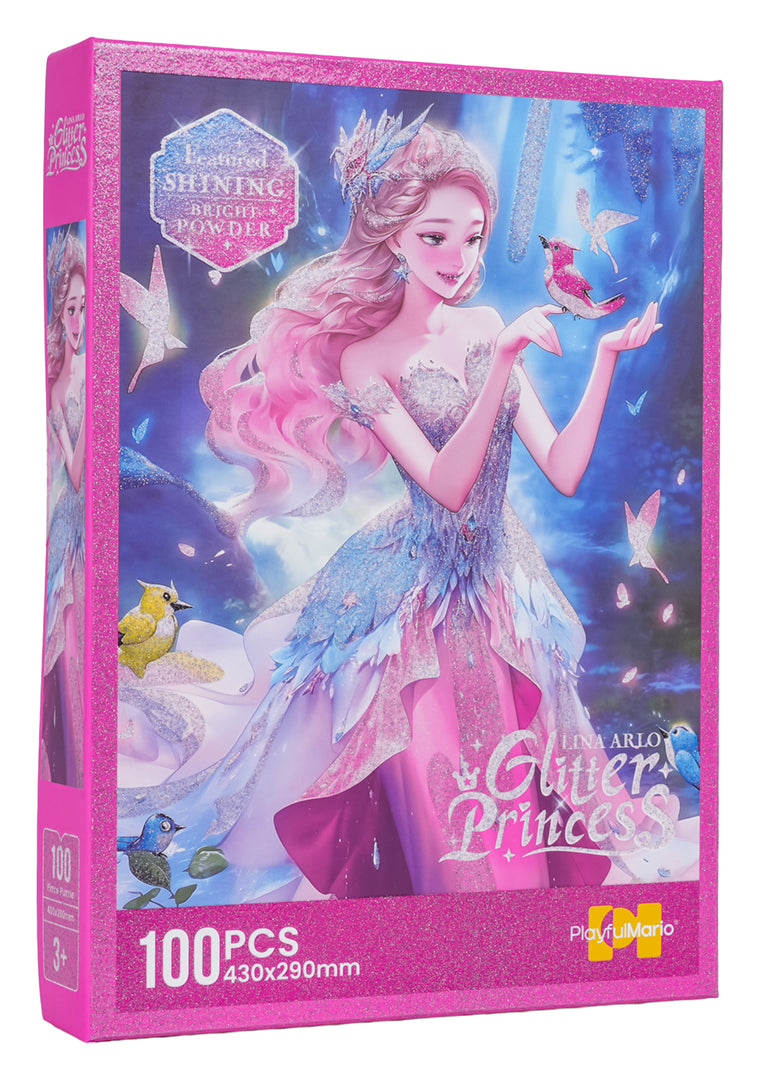 Puzzle Set 100pcs. Princess Pink