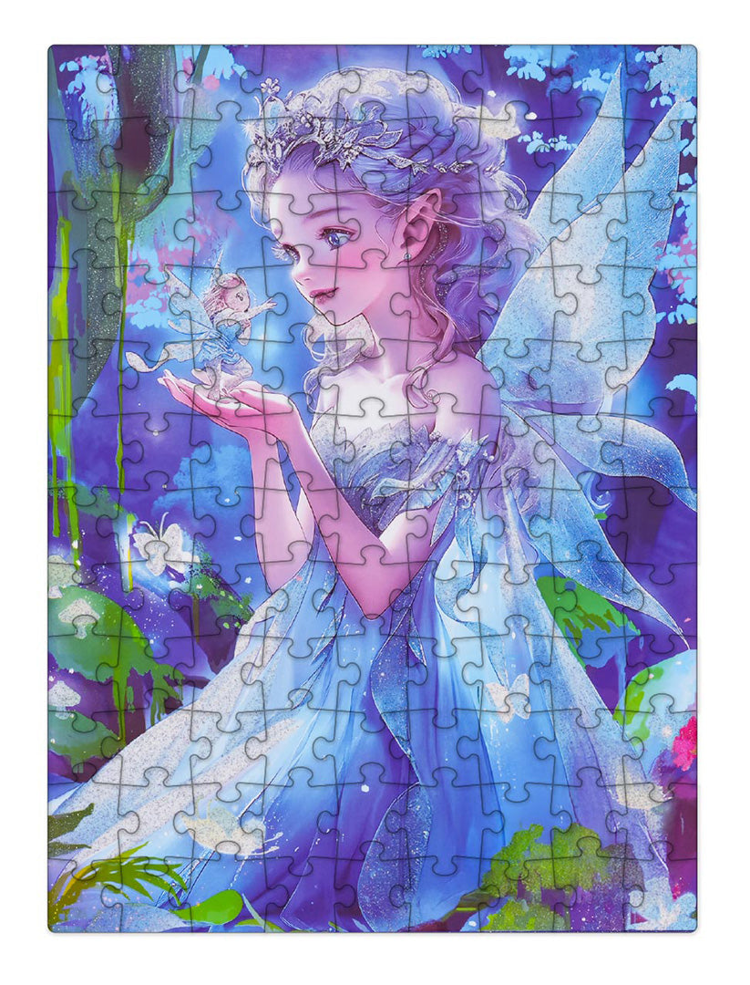 Puzzle Set 100pcs Princess Blue