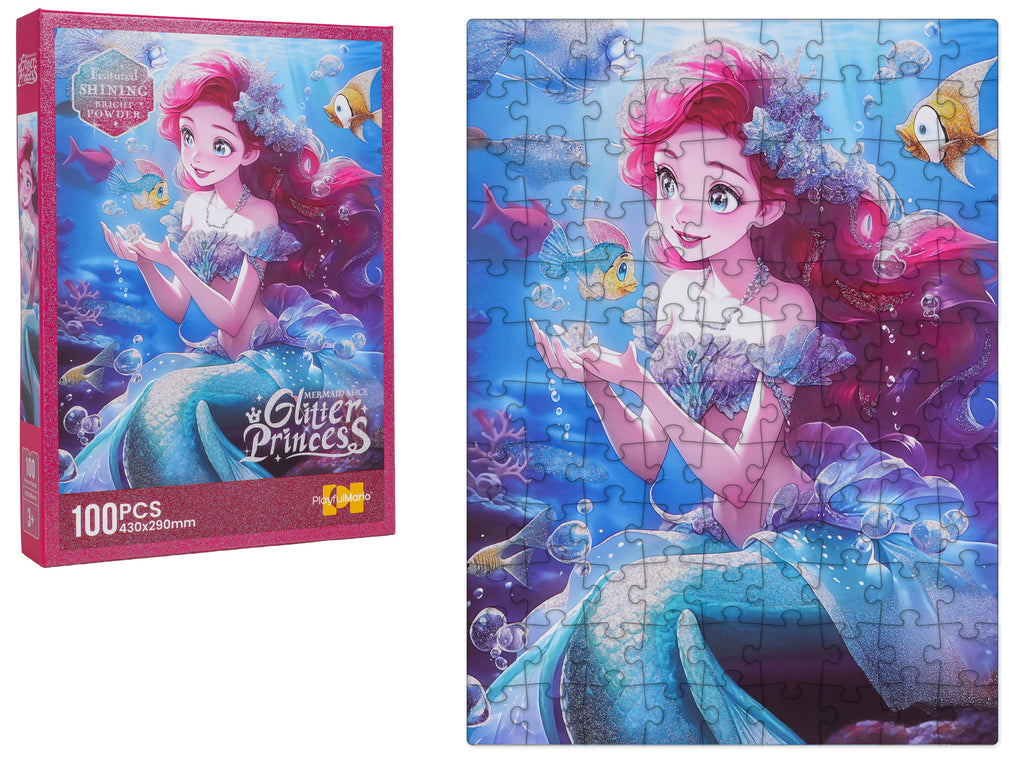 Puzzle Set 100pcs Mermaid