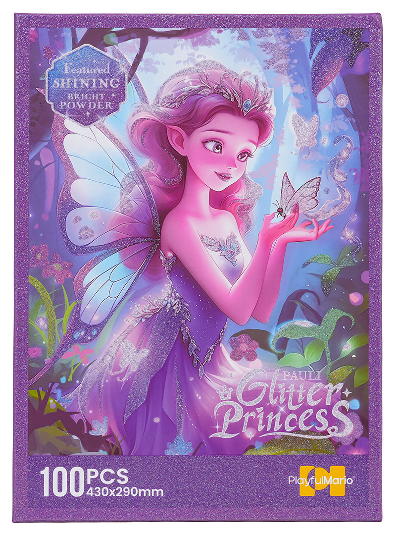 Puzzle Set 100pcs. Fairy Purple