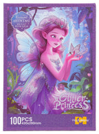 Puzzle Set 100pcs. Fairy Purple