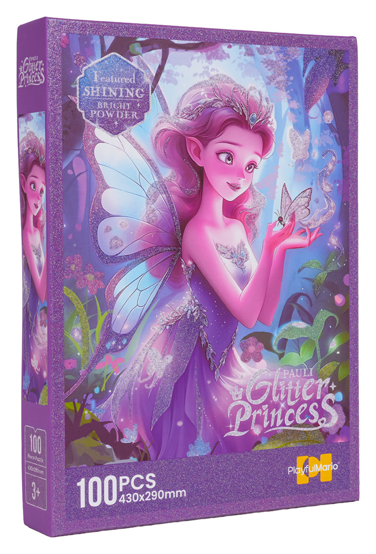Puzzle Set 100pcs. Fairy Purple