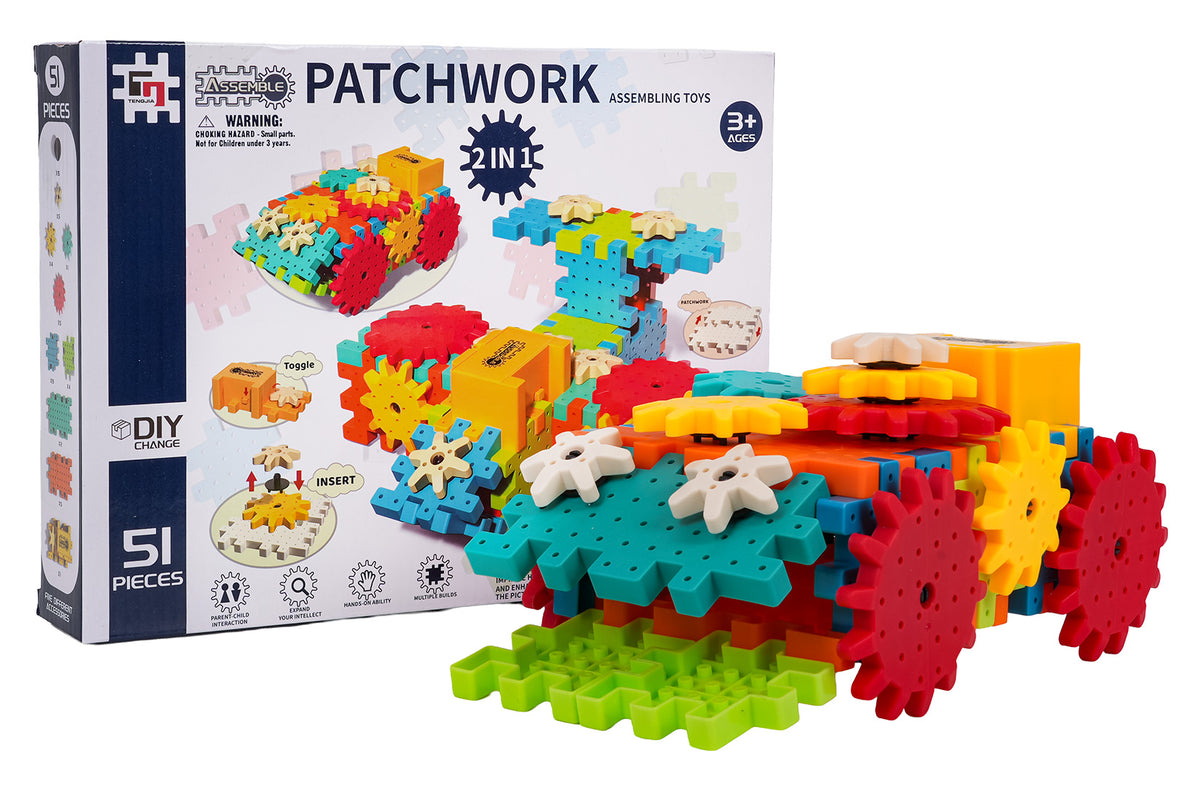STEAM Building Blocks Set 51 pcs.