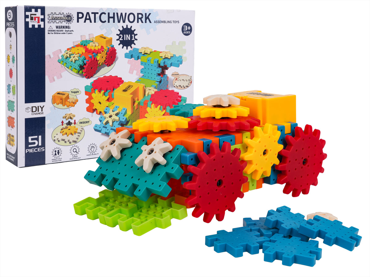 STEAM Building Blocks Set 51 pcs.