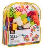 Soft Blocks Set 60 pcs + Backpack