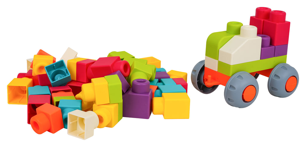 Soft Blocks Set 60 pcs + Backpack