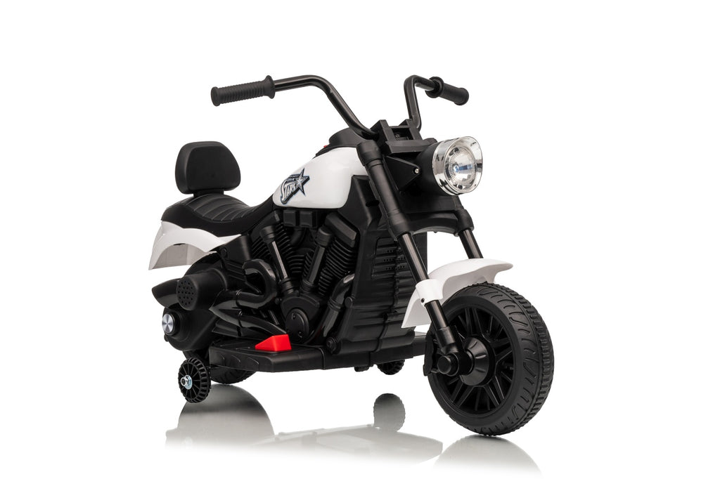 Elektrická motorka STAR biela