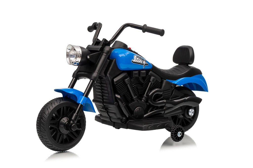 Elektrická motorka STAR modrá