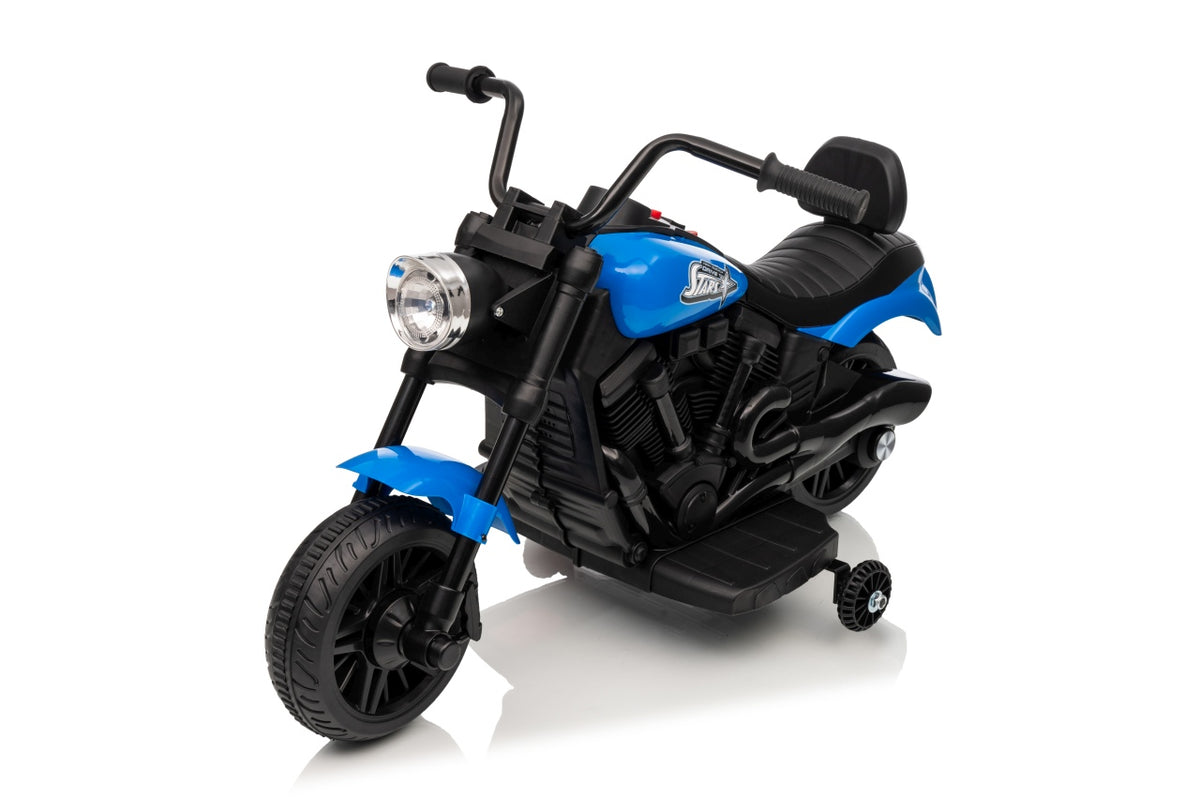 Elektrická motorka STAR modrá