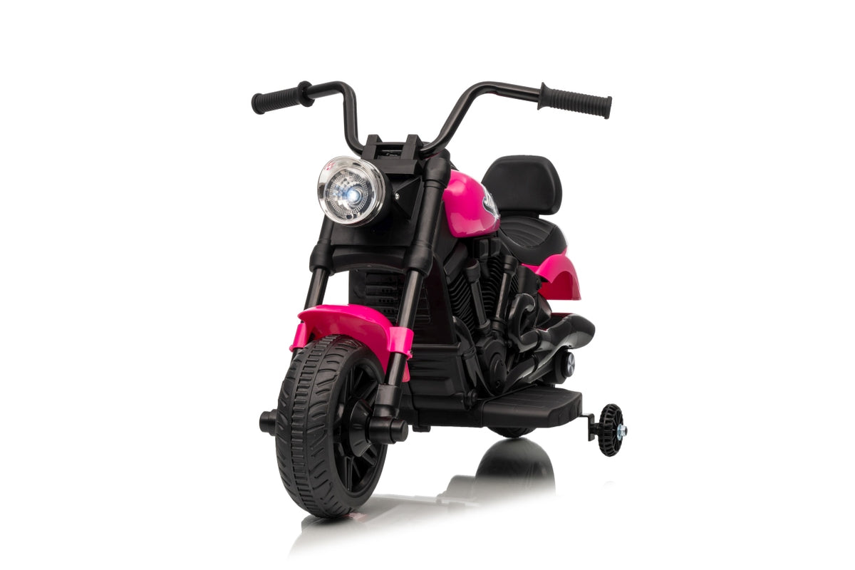 Elektrická motorka STAR ružová