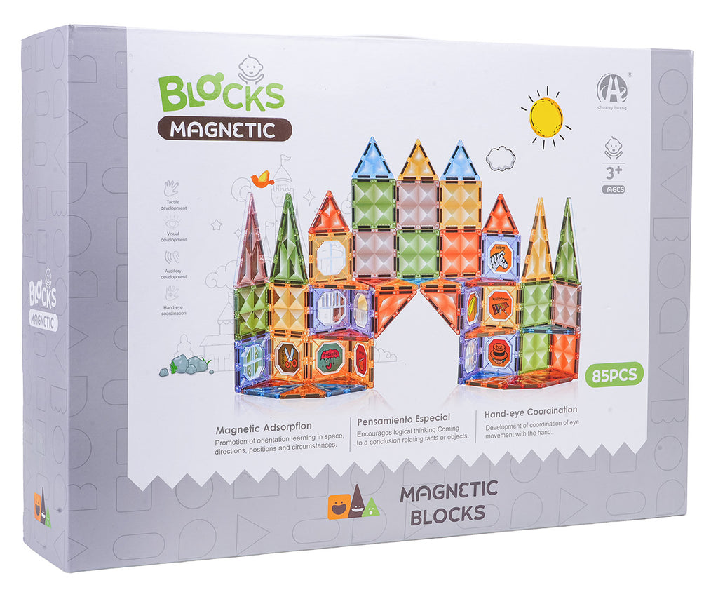 3D Magnetic Blocks Set 85pcs.