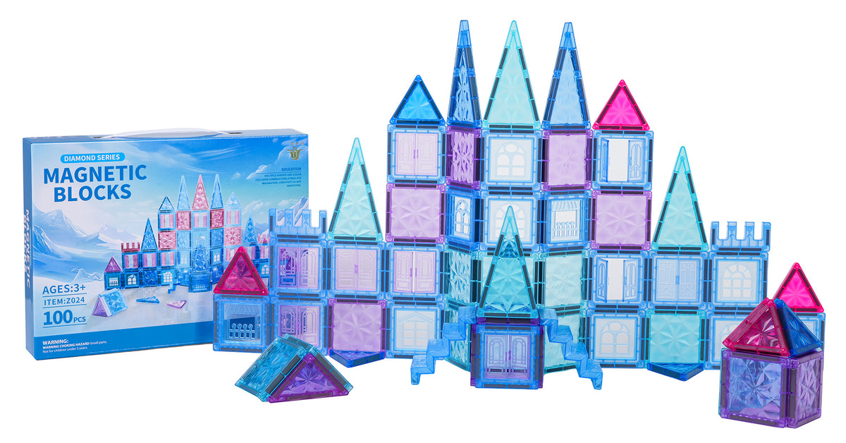 ICE SNOW Magnetic Blocks Set 100pcs.