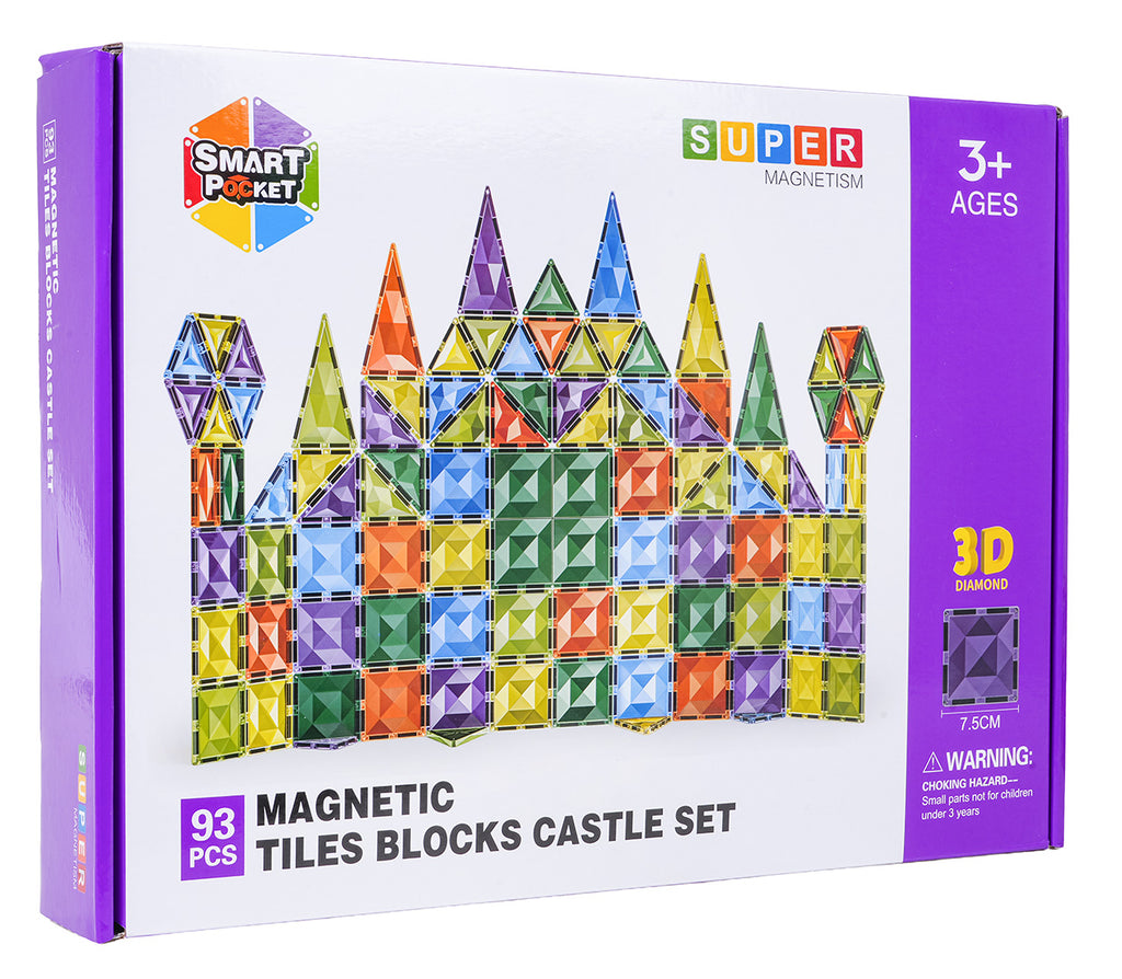3D Magnetic Blocks Set 93pcs.