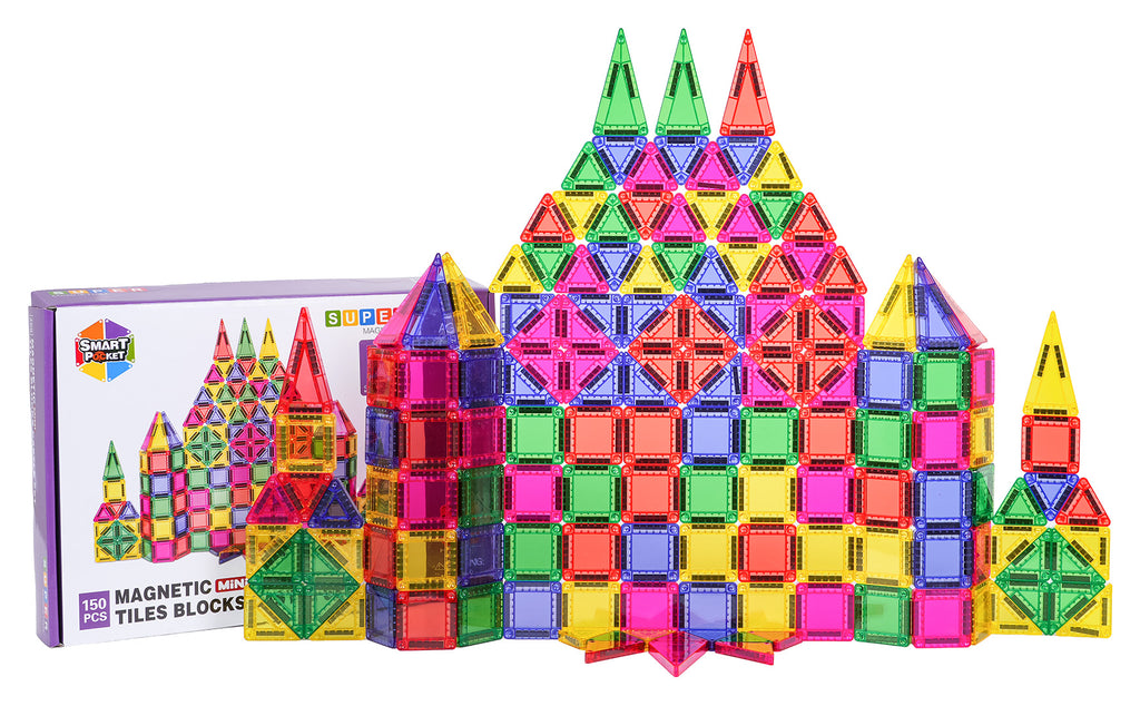 Set of Colorful Magnetic Blocks 150 pcs.