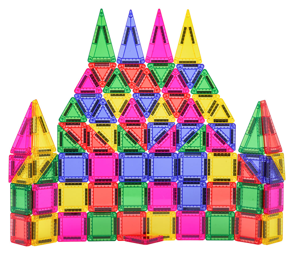 Set of Colorful Magnetic Blocks 75 pcs.