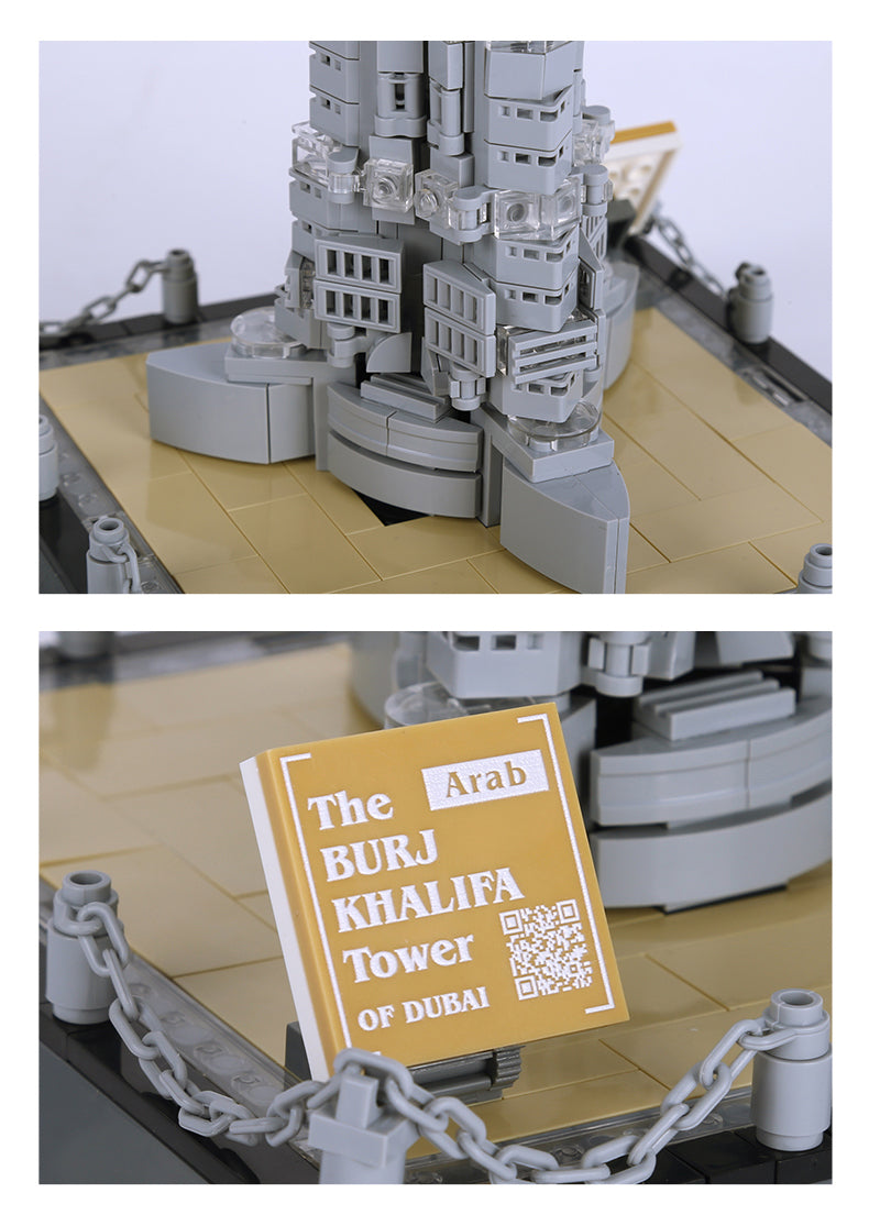 Burj Khalifa Building Series Set 555pcs.