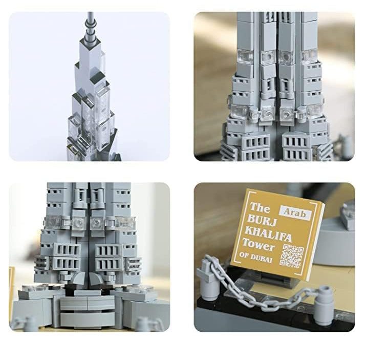 Burj Khalifa Building Series Set 555pcs.