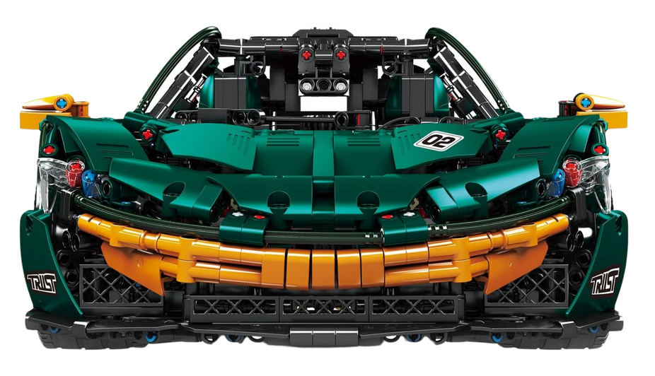 Sports Car Building Blocks Set Green 3268pcs.