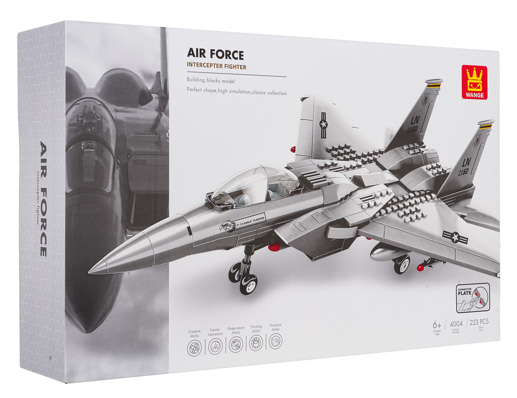 Fighter Building Blocks Set 223 pcs.