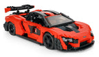 Sports Car Brick Set Orange 1372pcs.