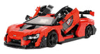 Sports Car Brick Set Orange 1372pcs.
