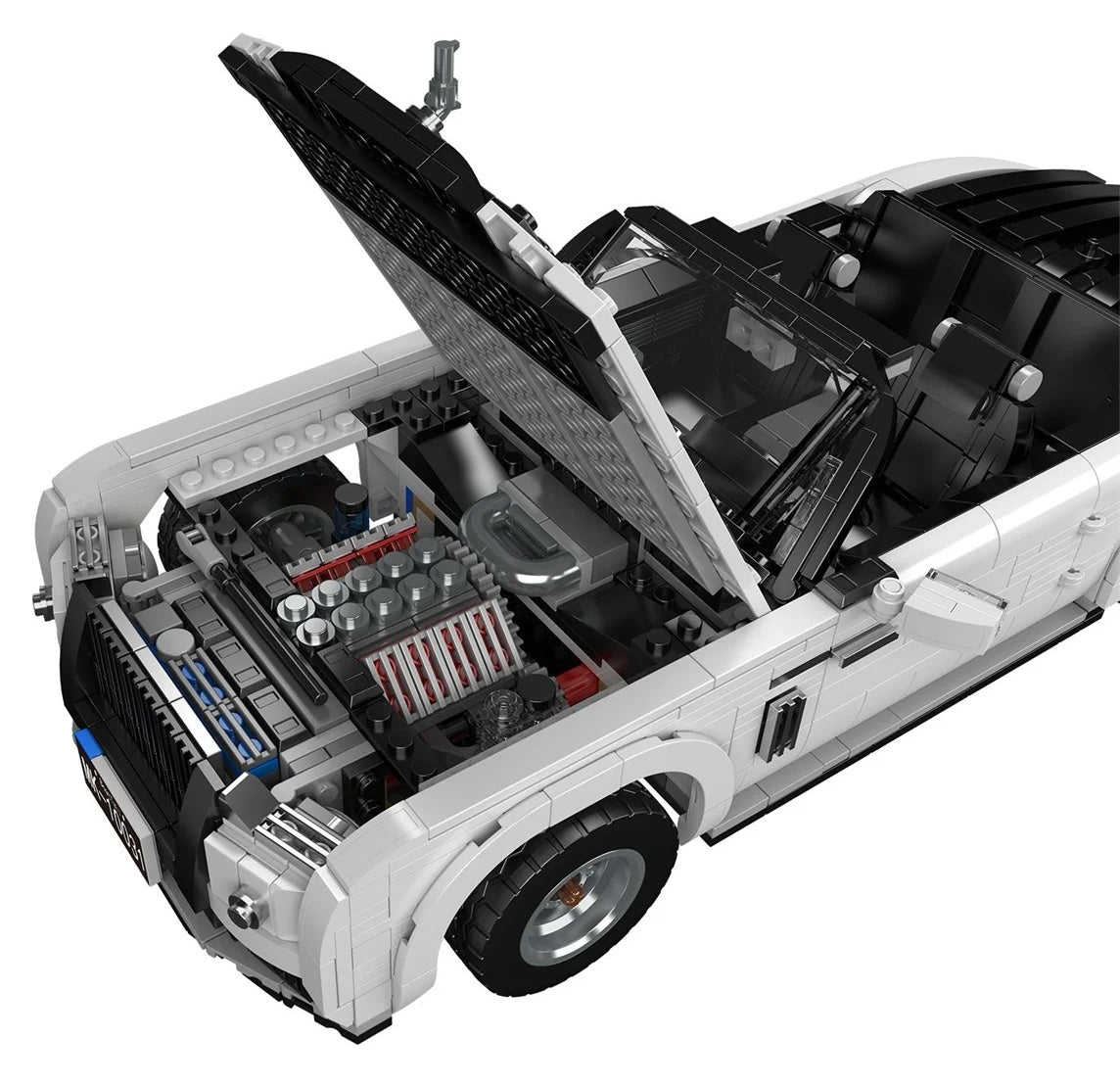 Vehicle Brick Set White Cabriolet 1603 pcs.