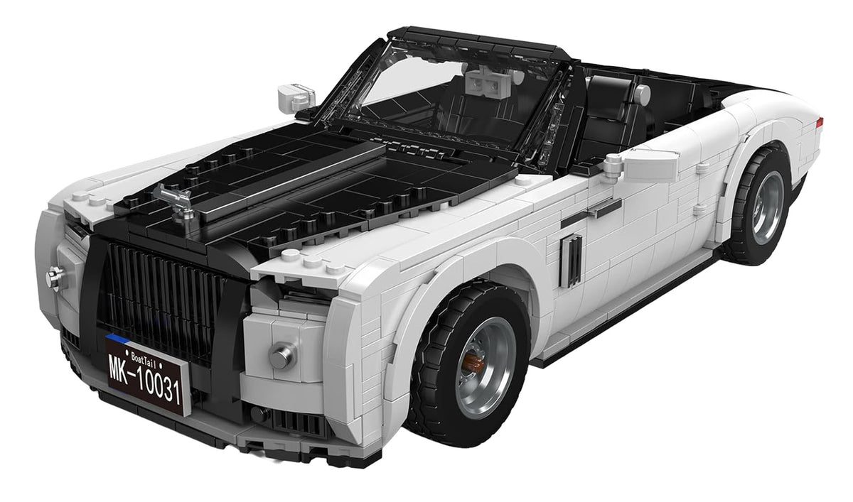 Vehicle Brick Set White Cabriolet 1603 pcs.