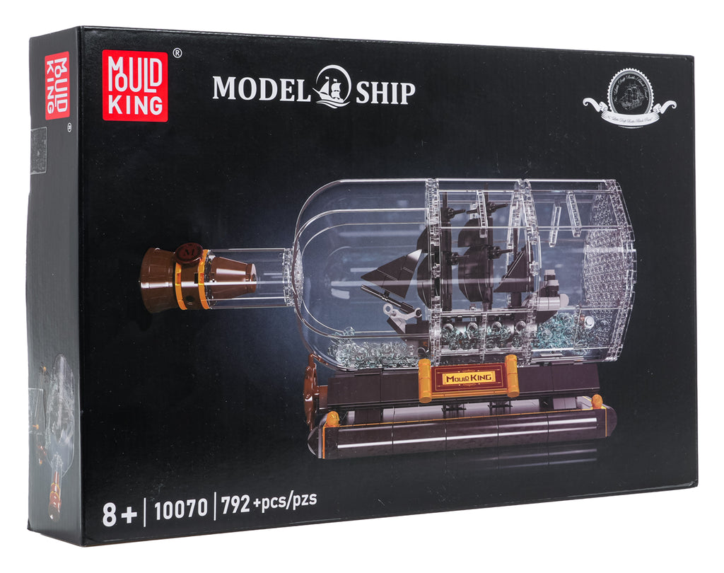 Pirate Ship in a Bottle Building Set 822 pcs.