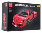 Sports Vehicle Brick Set Red 1311pcs.