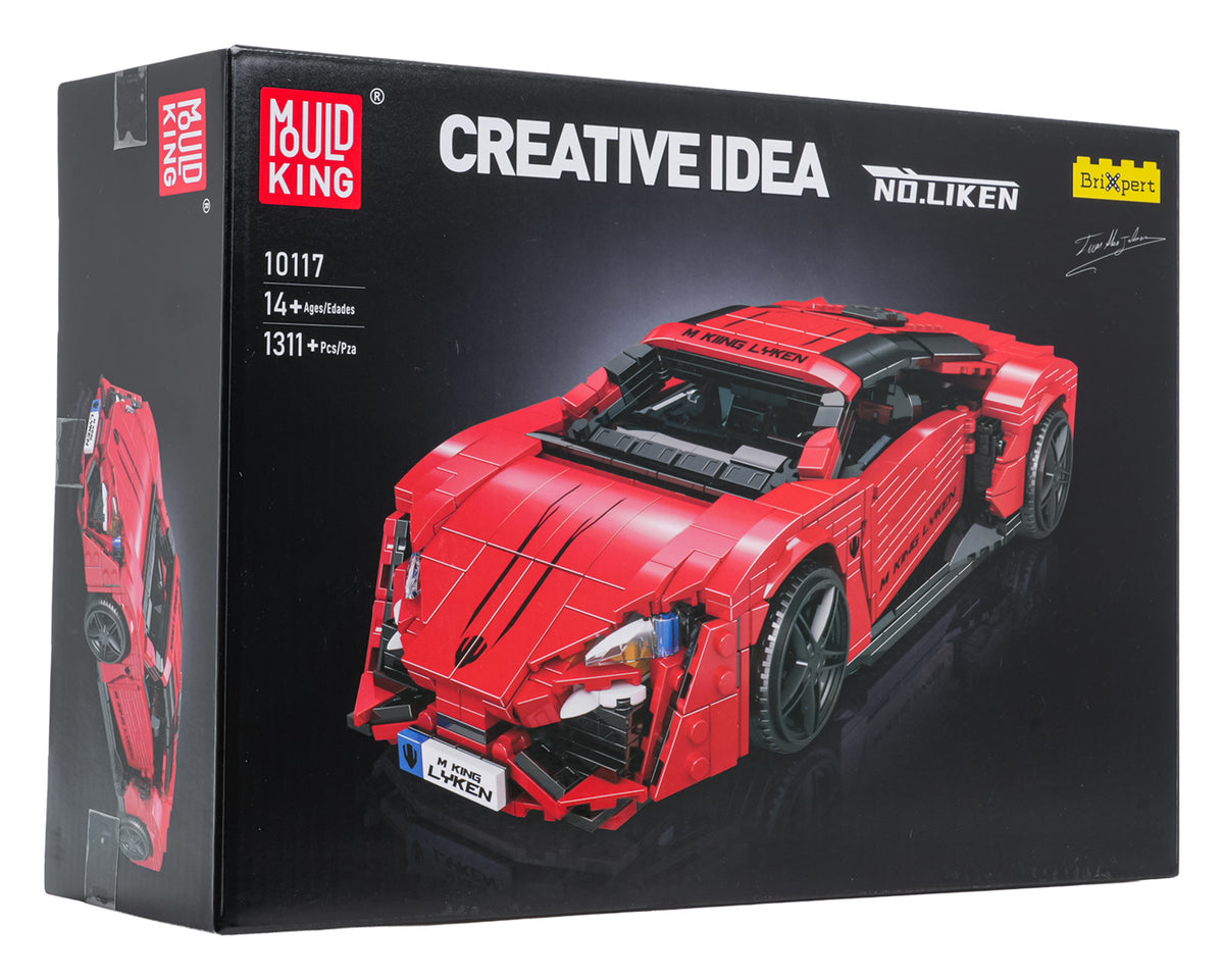 Sports Vehicle Brick Set Red 1311pcs.