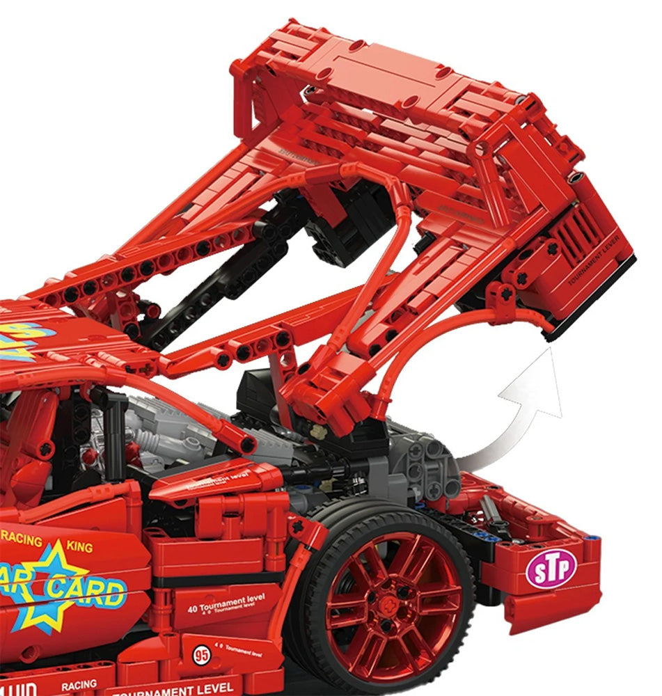 Sports Car Block Set 2688 pieces. Red