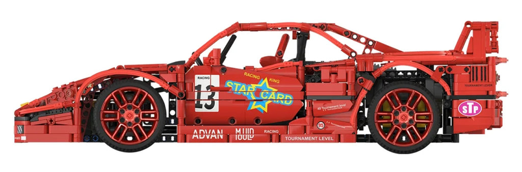 Sports Car Block Set 2688 pieces. Red