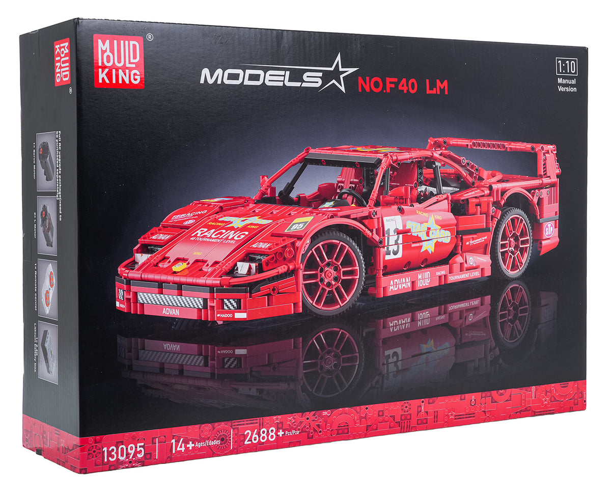 Sports Car Block Set 2688 pieces. Red