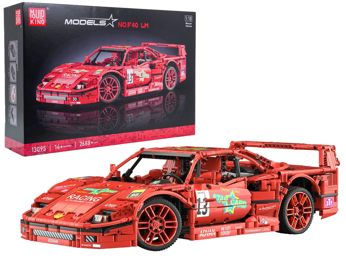 Sports Car Block Set 2688 pieces. Red