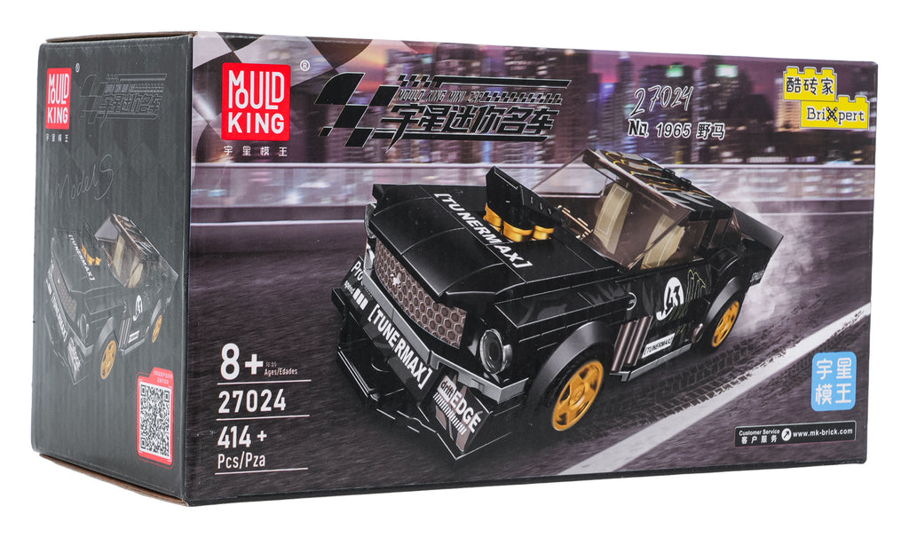 Sports Car Brick Set Black 414pcs.