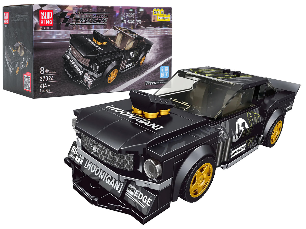 Sports Car Brick Set Black 414pcs.