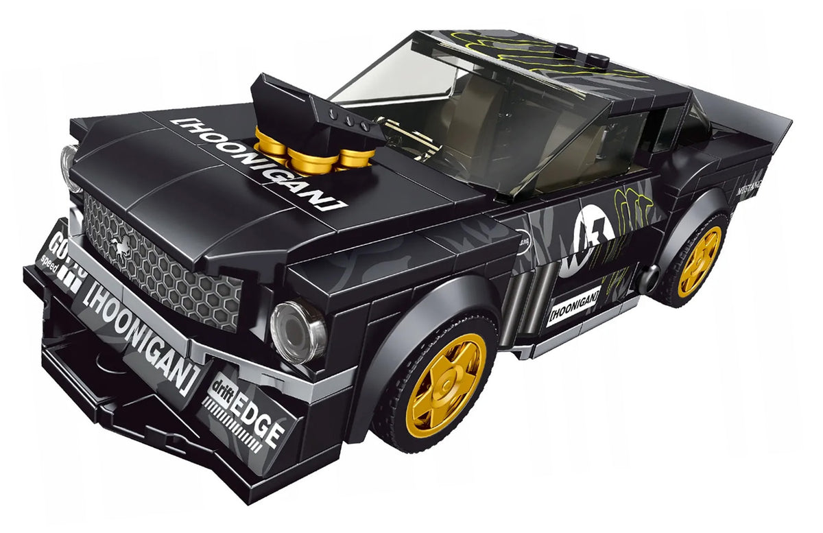 Sports Car Brick Set Black 414pcs.