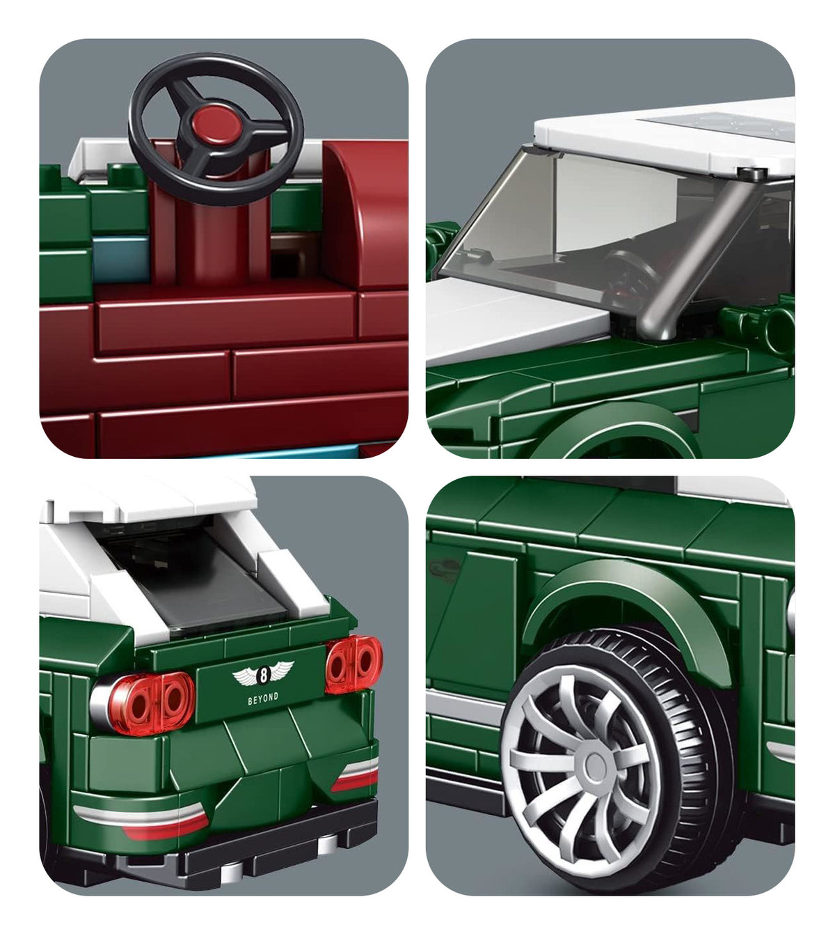 Green Vehicle Brick Set 443 pcs.