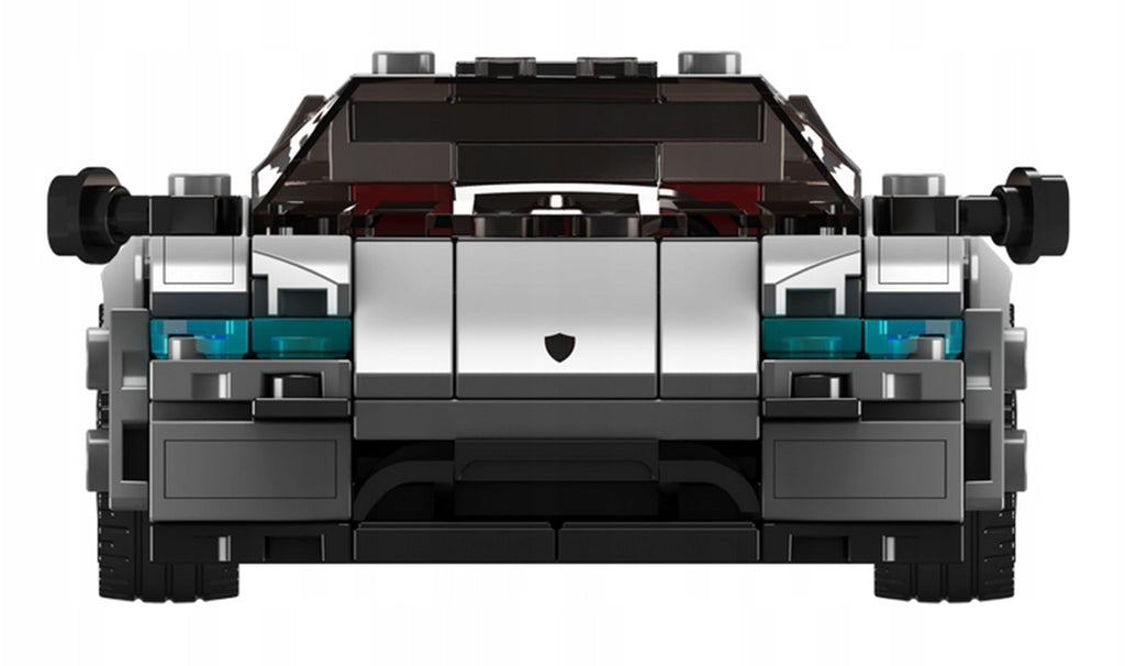 Sports Vehicle Brick Set Silver 388 pcs.
