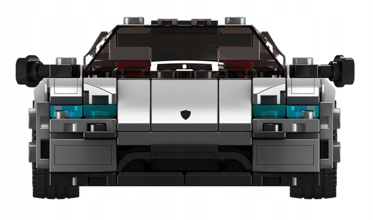 Sports Vehicle Brick Set Silver 388 pcs.