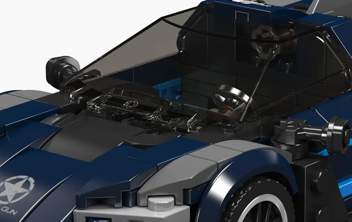 Sports Vehicle Brick Set Black 405pcs.